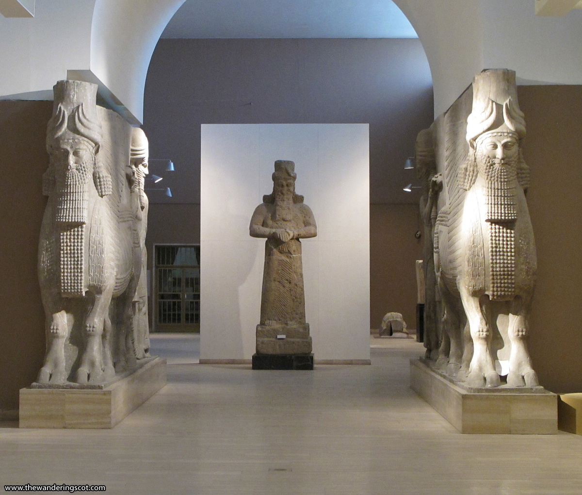 National Museum, Khorsabad Room: Lamassu + Nabu