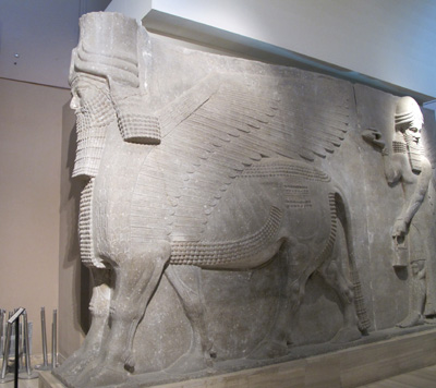 Giant Lamassu, National Museum, Central Iraq 2012