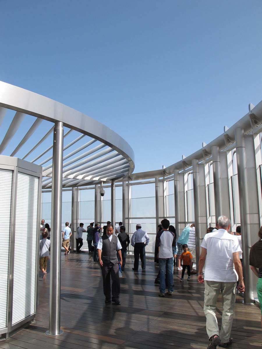 Dubai, B.K. Observation Deck On the 124th floor.