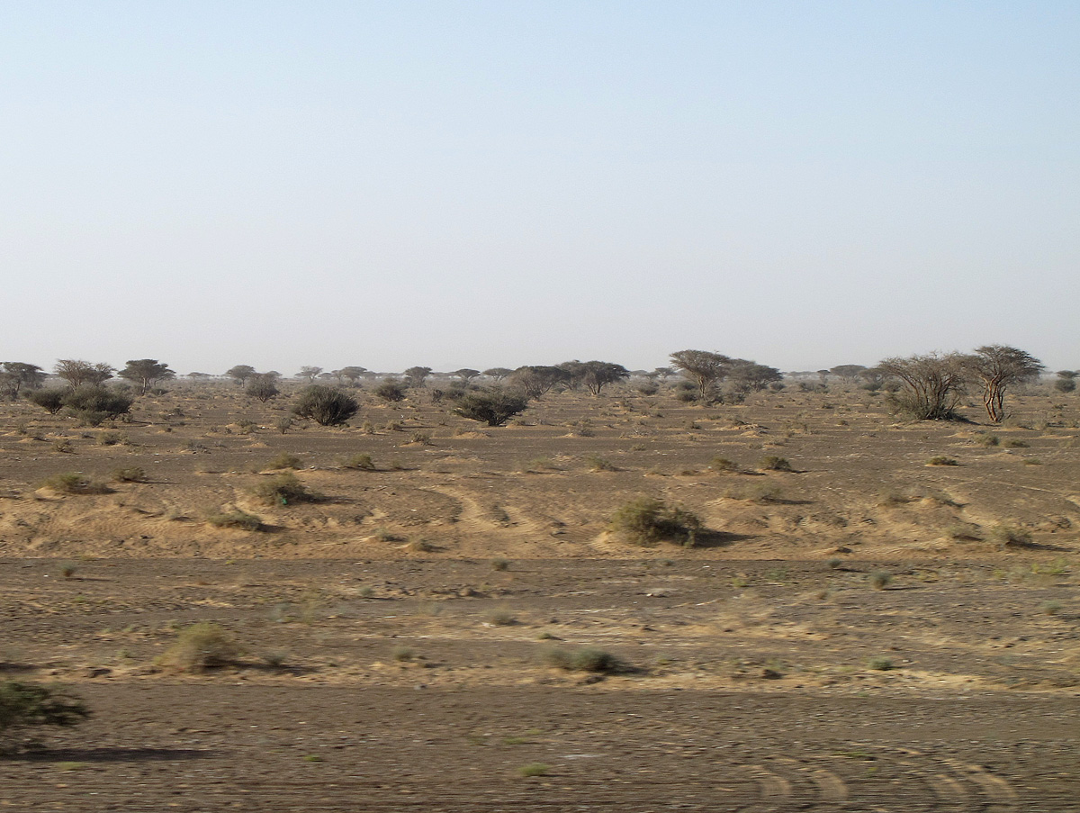 Dubai-Muscat, 17 miles W. of Hatta