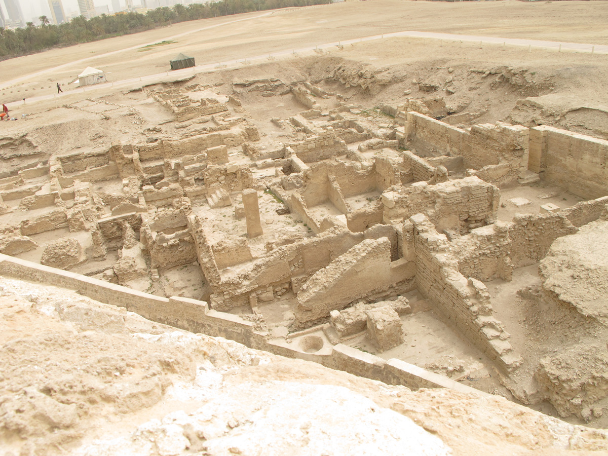 Bahrain, Excavations below Bahrain Fort City dates from 2500 bc to Hellenic