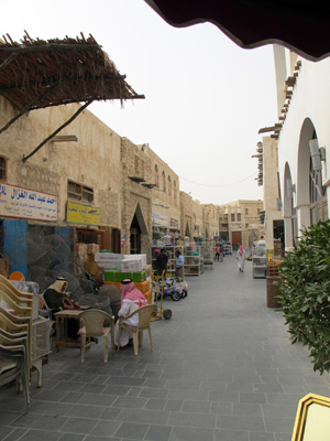 Older section of Bazaar, Doha, Gulf States 2012