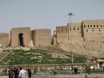 Citadel from main square, Erbil, Kurdistan 2012
