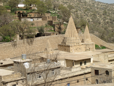 Main Shrine spires, Lalish, Kurdistan 2012