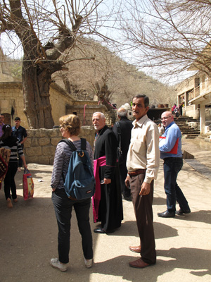 Visiting clergy, Lalish, Kurdistan 2012