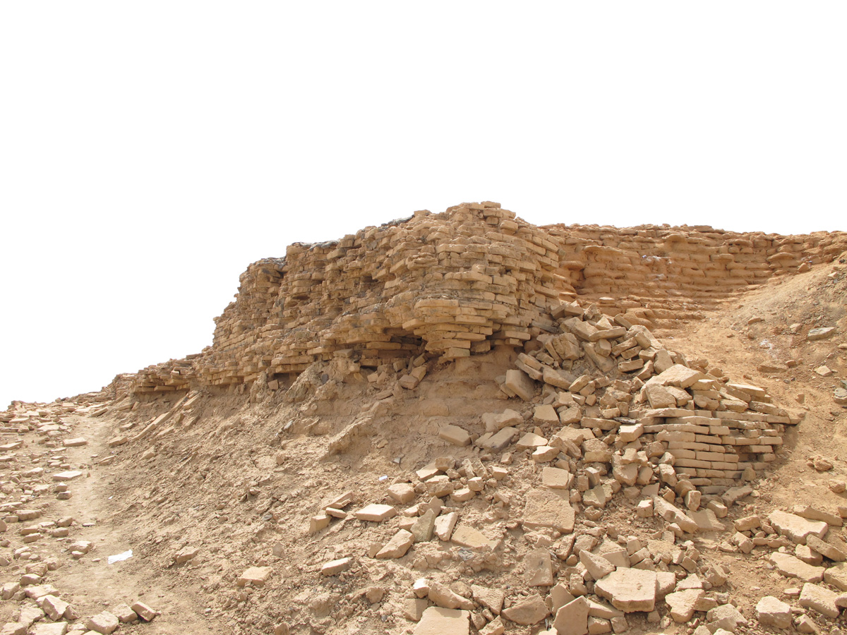 Ur, Ziggurat: near top