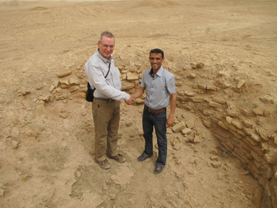 Scotsman & Muqdad, Lagash, Mesopotamia 2012