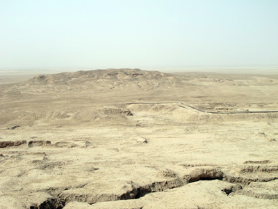 View from Red Temple, Uruk, Mesopotamia 2012