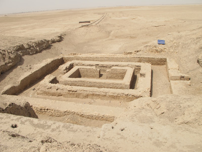 Building near White Temple, Uruk, Mesopotamia 2012
