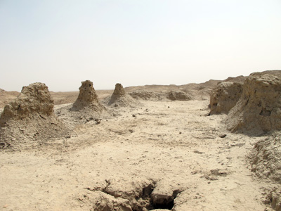 Atop the White Temple, Uruk, Mesopotamia 2012