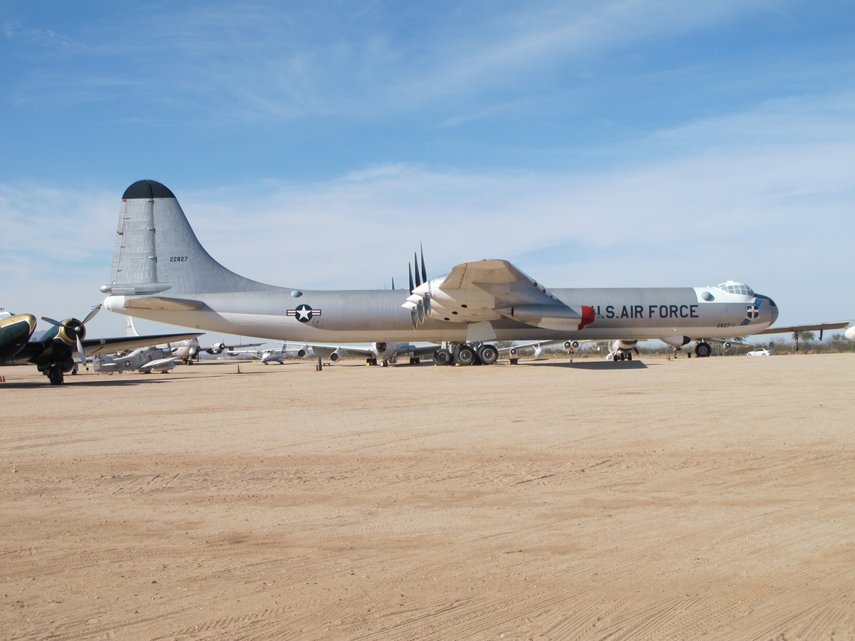 Pima&nbsp;Air&nbsp;&&nbsp;Space&nbsp;Museum, Convair B-36J Peacemaker With six <i>rear-pointing</i> propellors