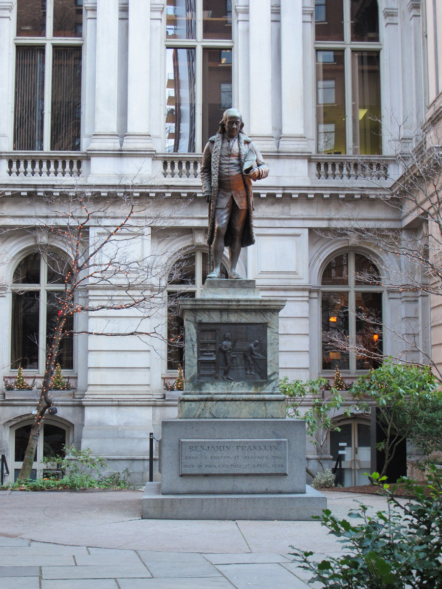 Boston, Franklin Statue