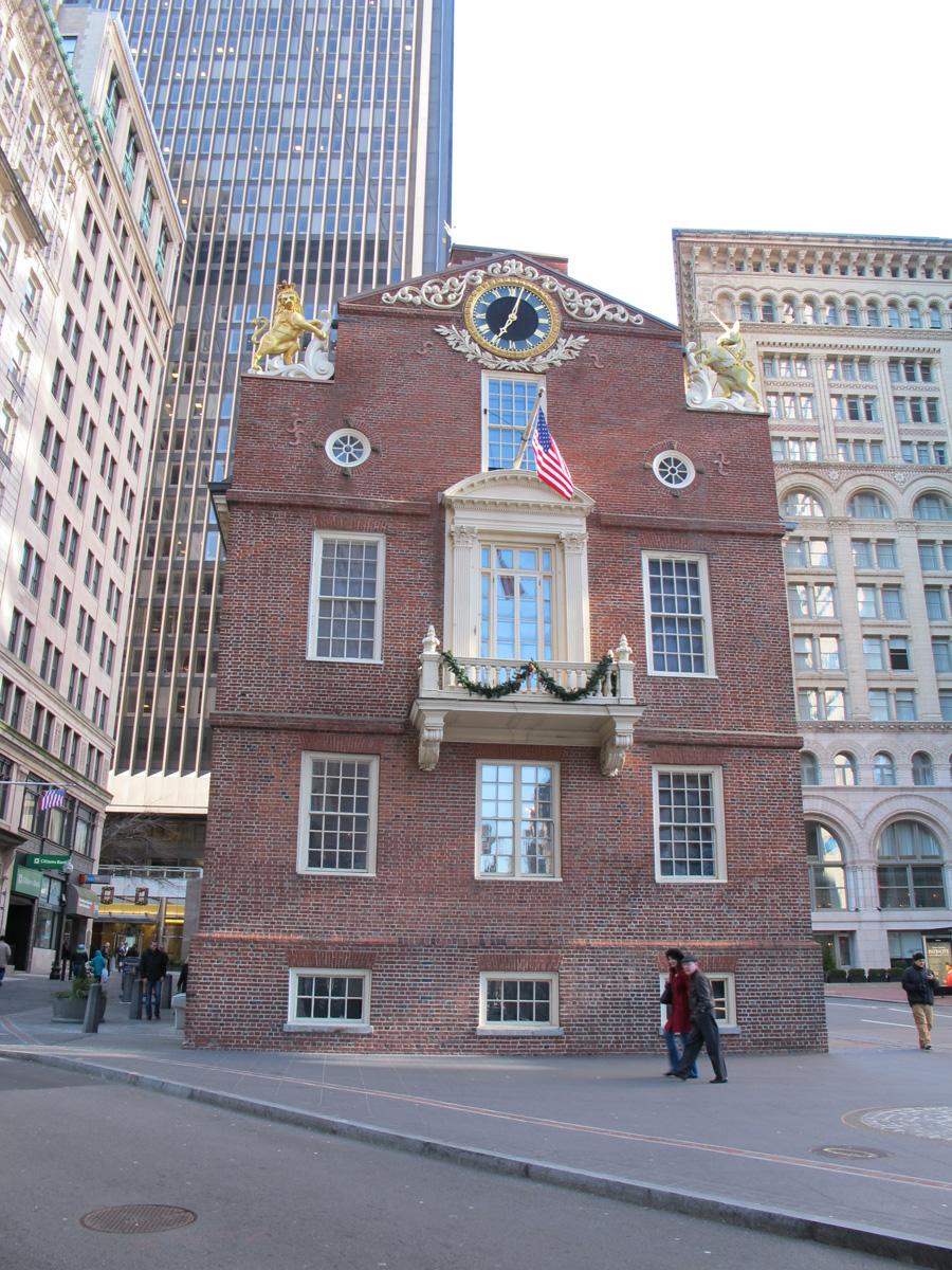 Boston, Old State House II Note the Lion and the Unicorn