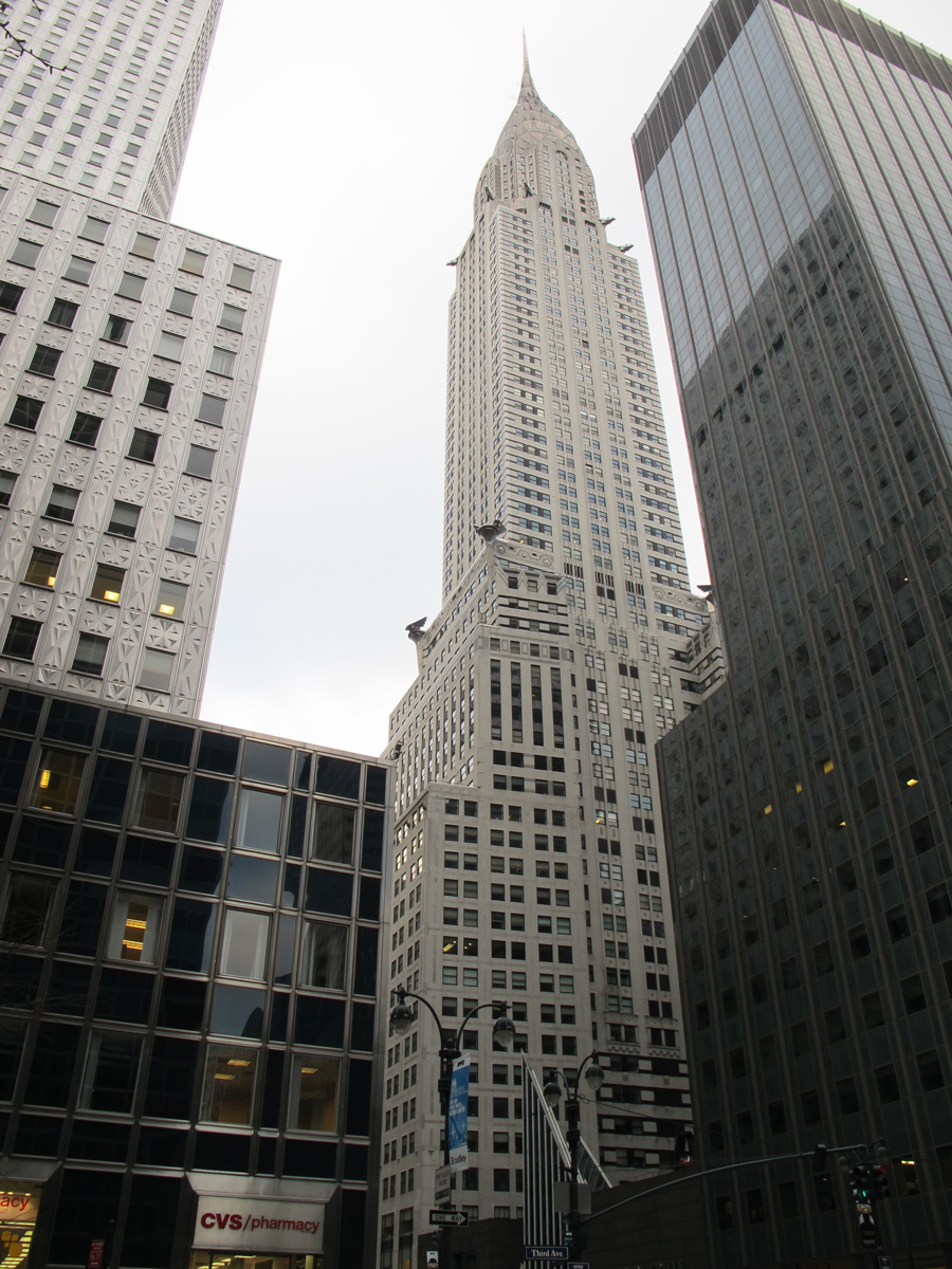 New York, Chrysler Building, up close.