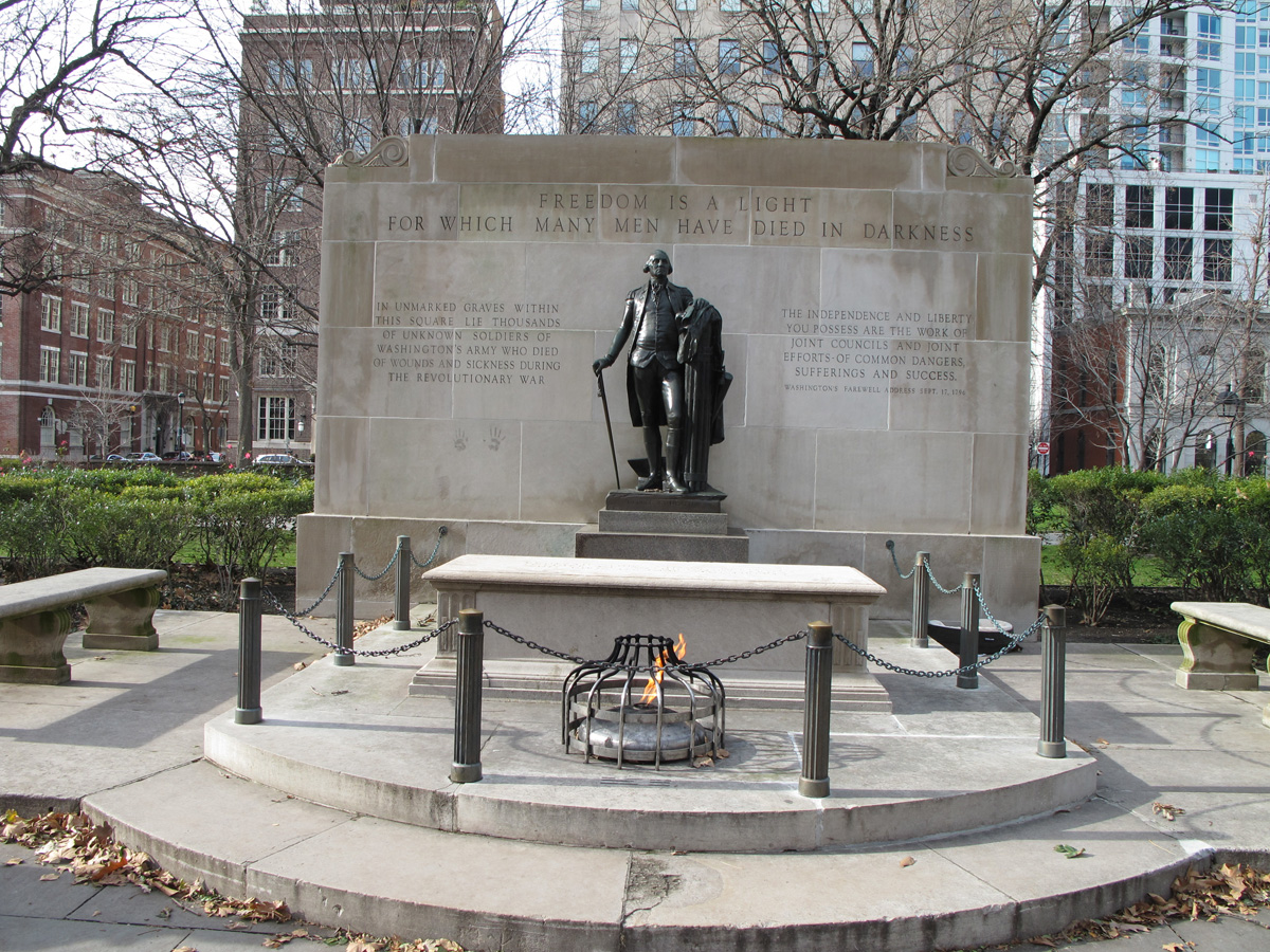 Philadelphia, Memorial to Revolutionary War soldiers