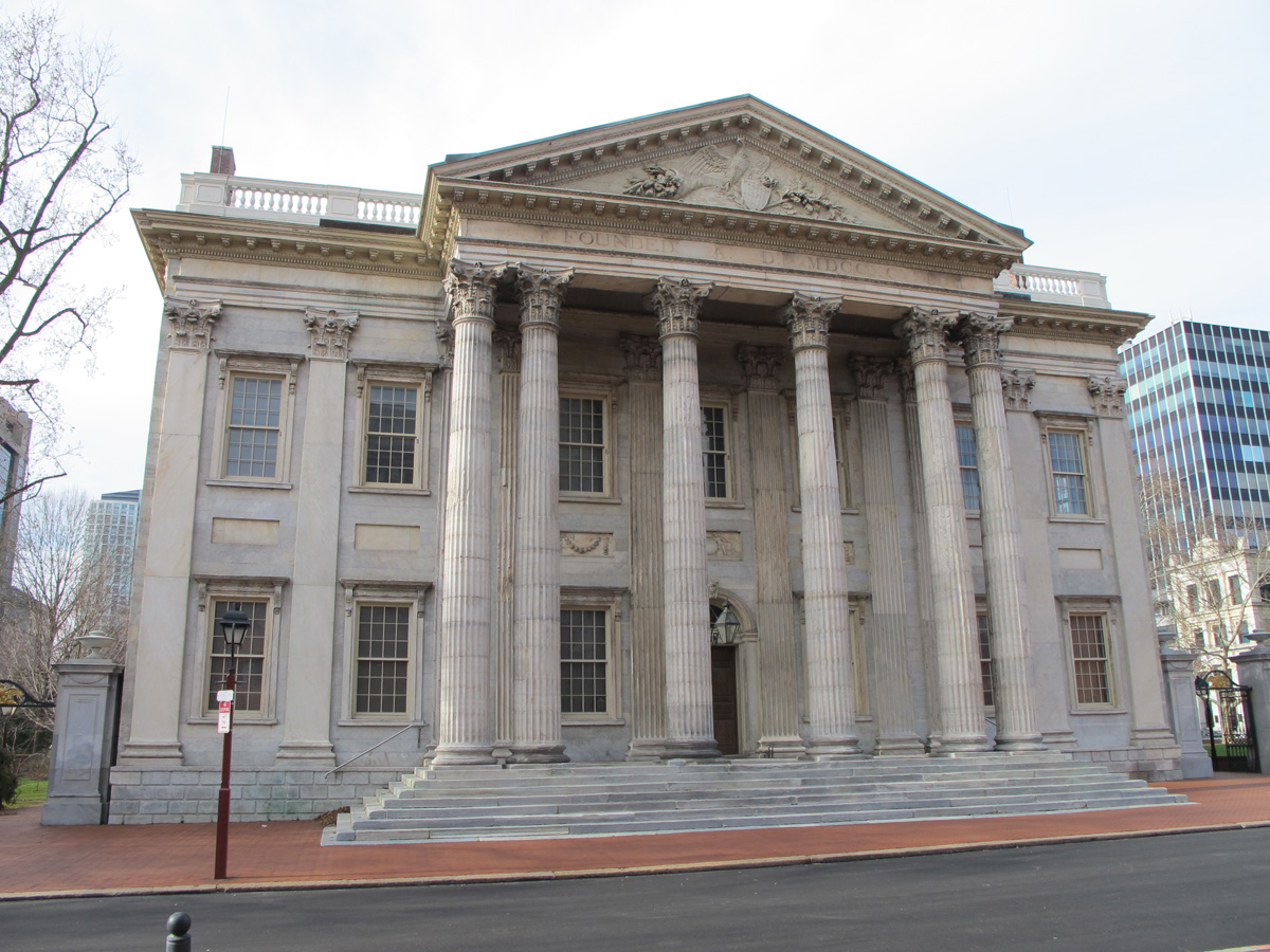 Philadelphia, First Bank of the United States As founded by Alexander Hamilton