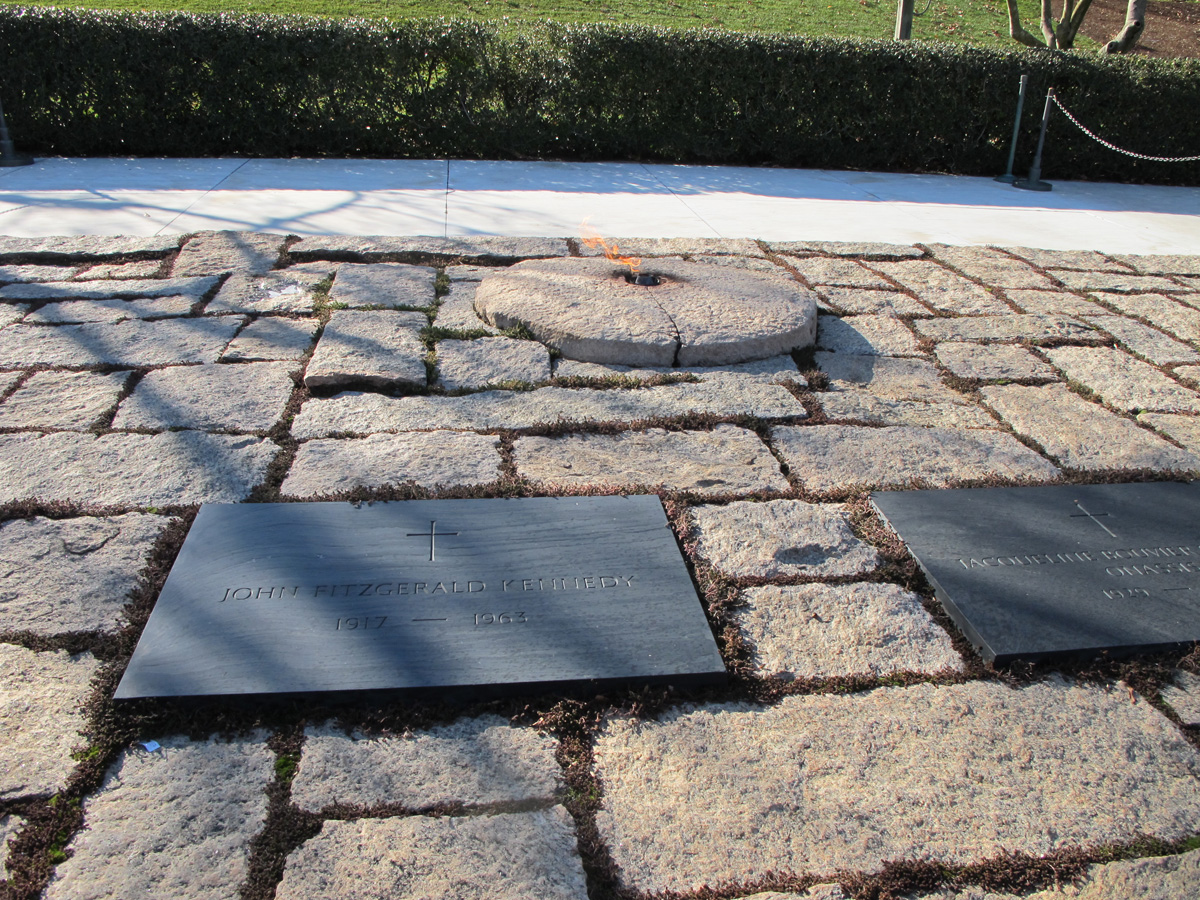 Washington DC, Arlington: JFK grave