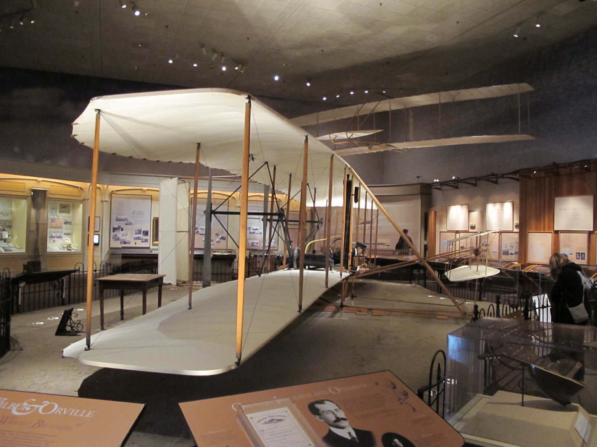 Washington DC, Wright Flyer Yowie!  The original aircraft itself.