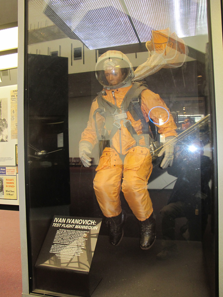 Washington DC, Ivan Ivanovich Vostok test mannequin.