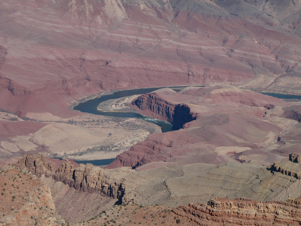 Grand Canyon, Lipan Point - Lazy Colorado