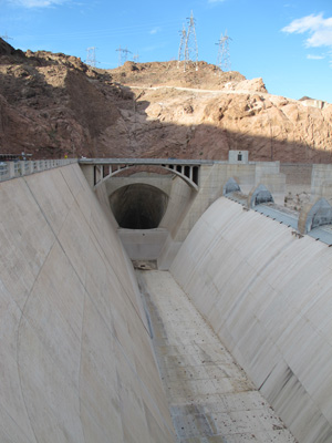 Giant Spillway, Hoover Dam, 2012 USA West