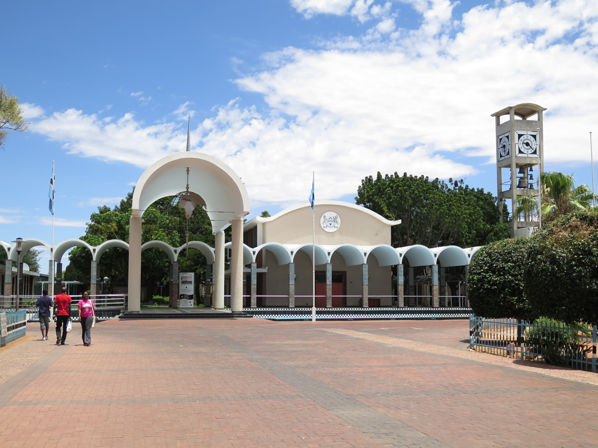 Gaborone, Charming, modest Parliament buildings
