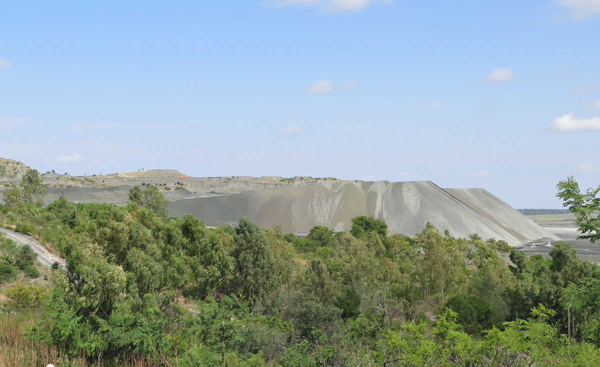 Cullinan Mine, Mine tailings.