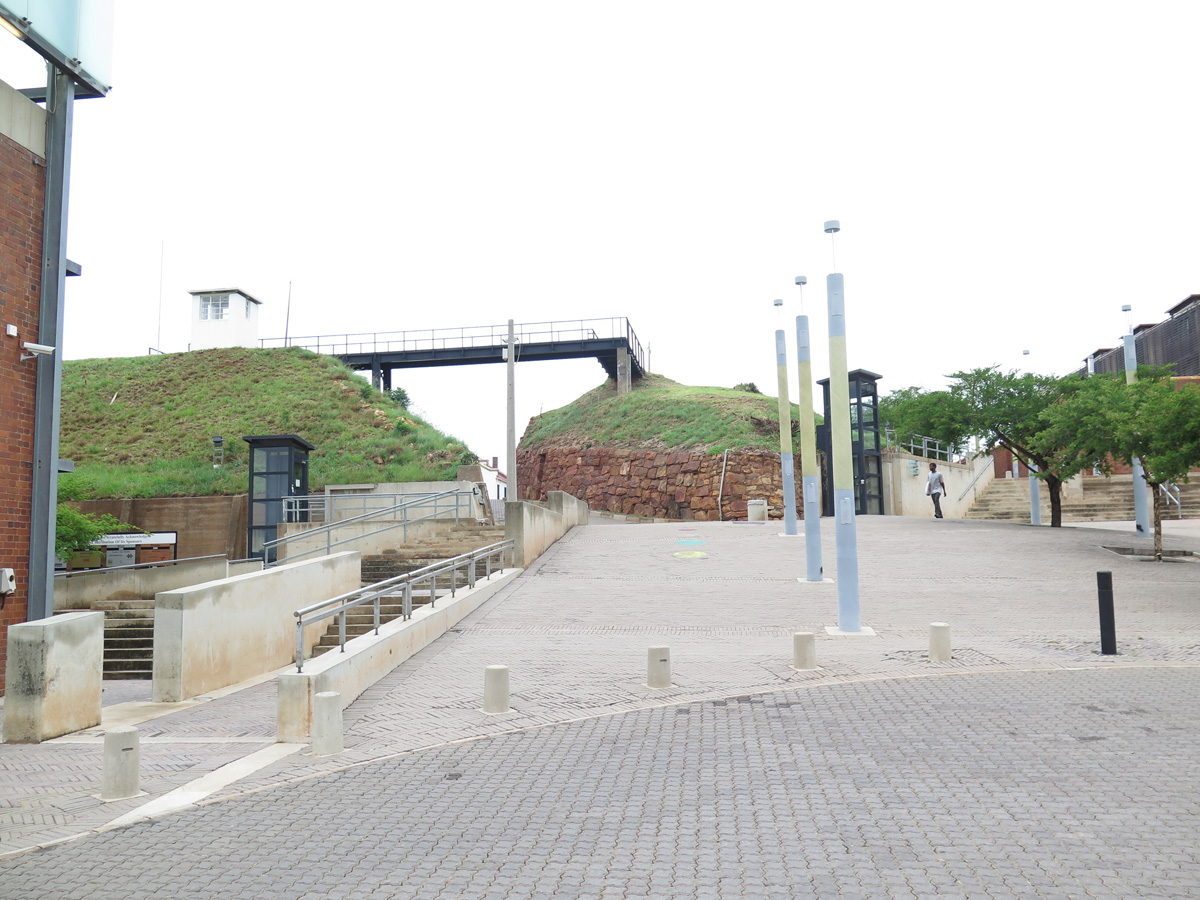 Johannesburg, Former Old Fort prison On what is now Consitution Hill