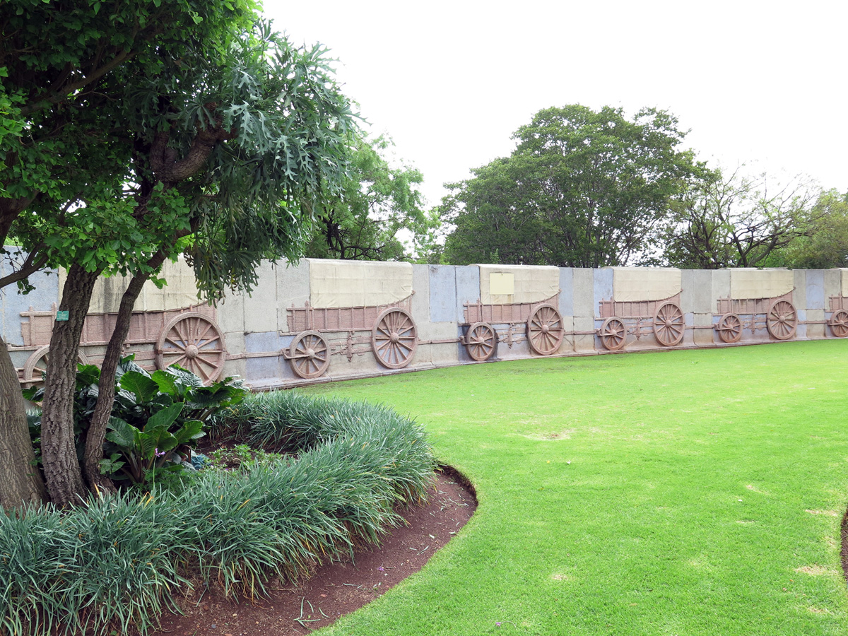 Voortrekker Monument, Voortrekker Wagons Circling the Monument