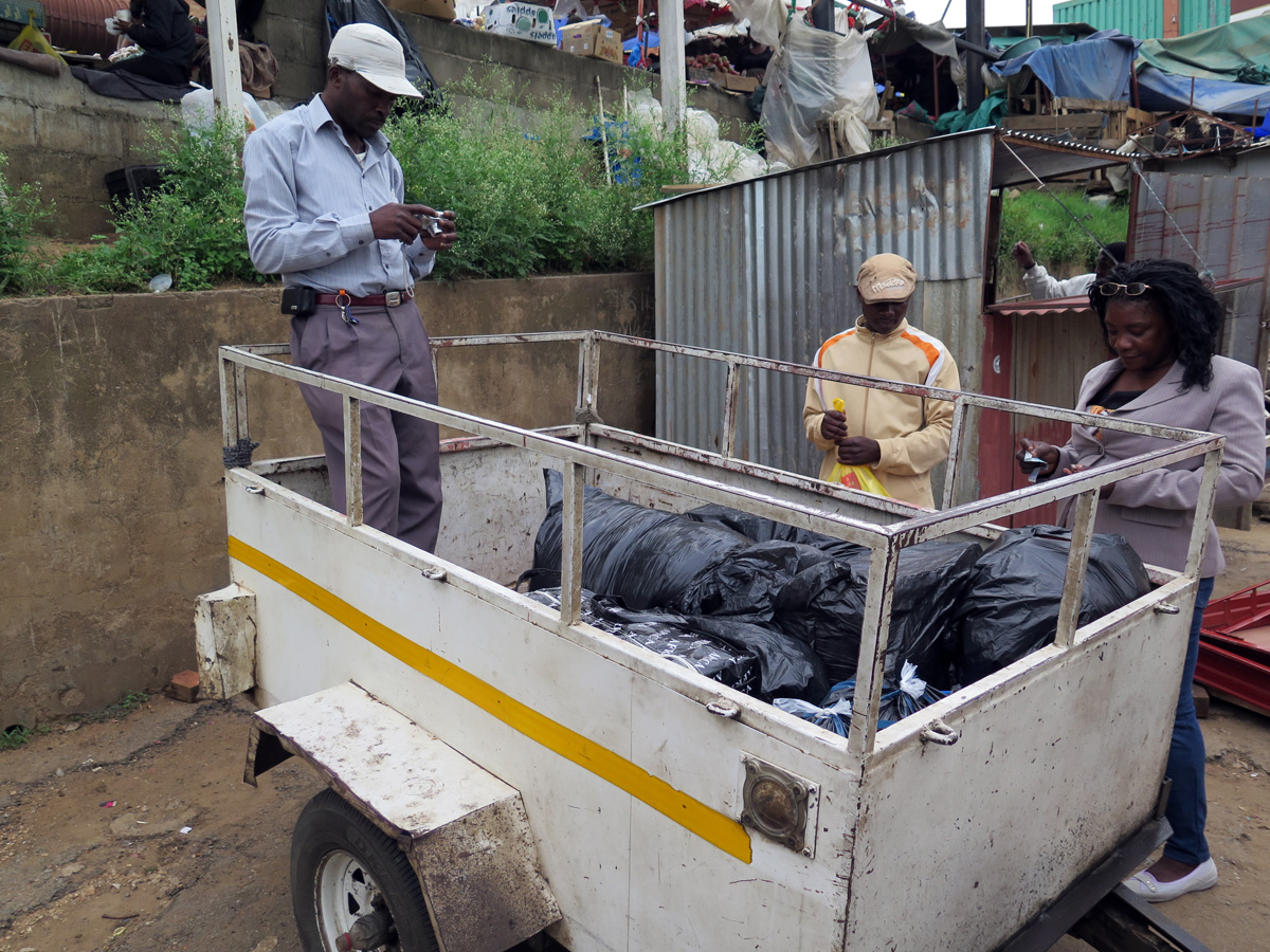 Swaziland, With luxury luggage trailer