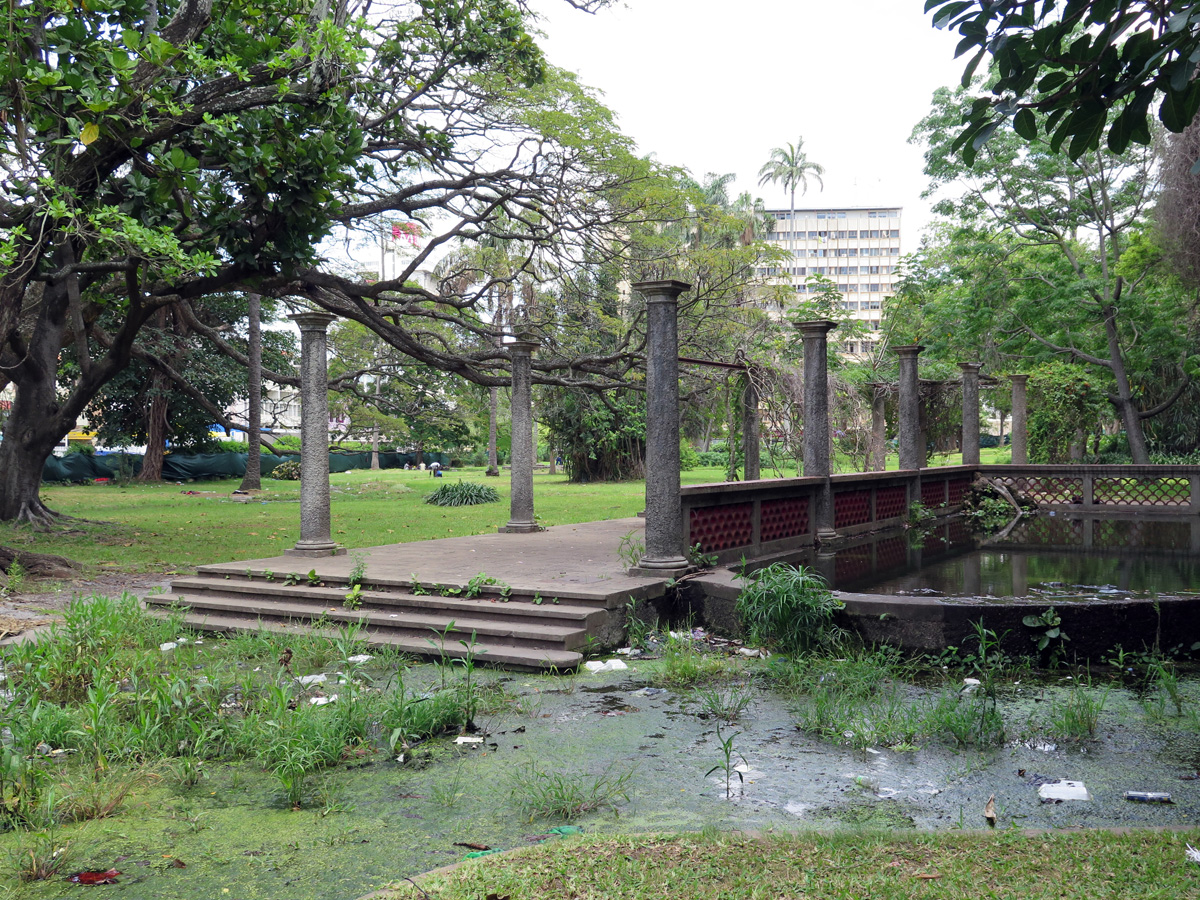 Mozambique, Botanical Garden Semi-derelict, but still scenic.
