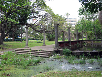 Botanical Garden Semi-derelict, but still scenic., Mozambique, Swaziland & Mozambique 2013
