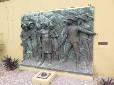 Maputo Fort: Colonial era bronze, Mozambique, Swaziland & Mozambique 2013