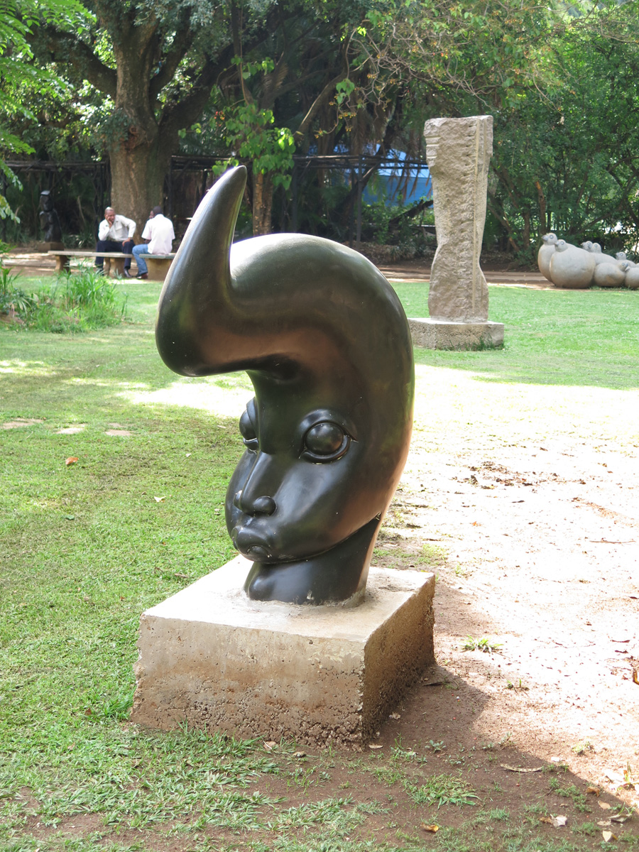 Harare, Shona sculpture, outside National Gallery