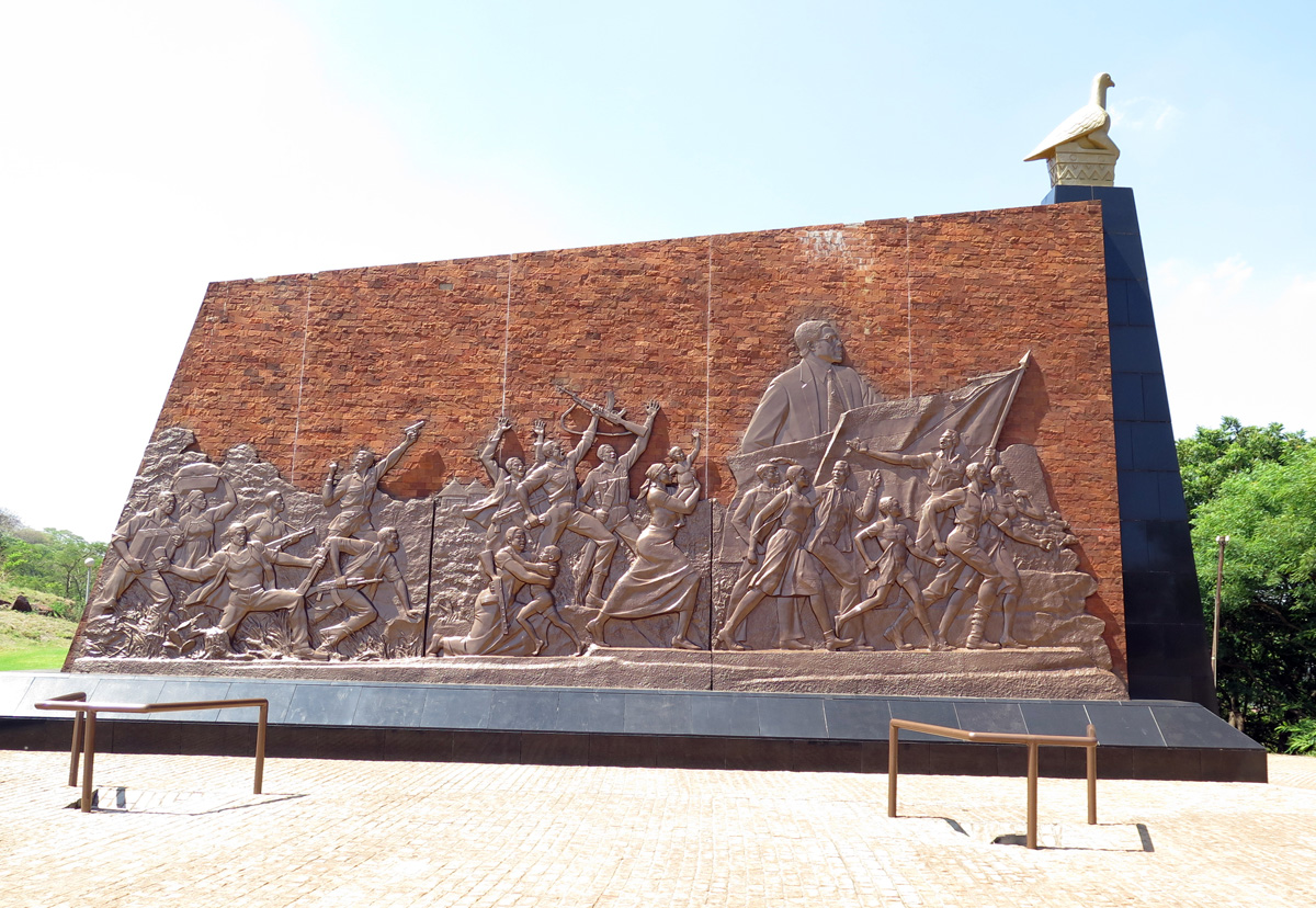 National Heroes Acre, The Heroic Struggle I With Mugabe as Lenin.