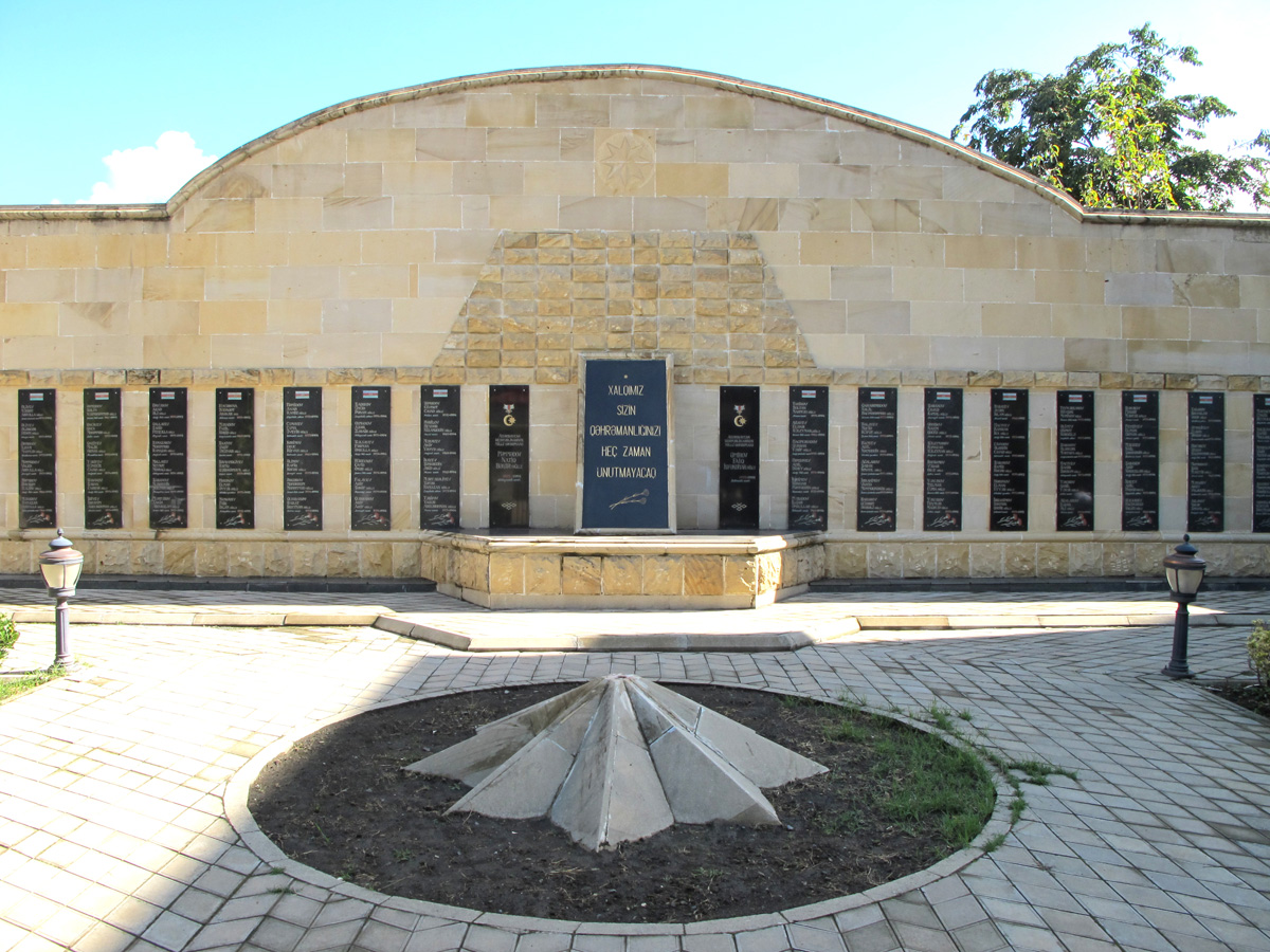 Zaqatala, Nagrono-Karabakh Martyrs memorial