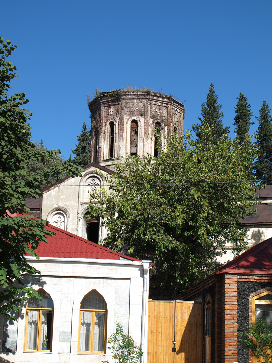 Zaqatala, Ruined 19th c Russian church