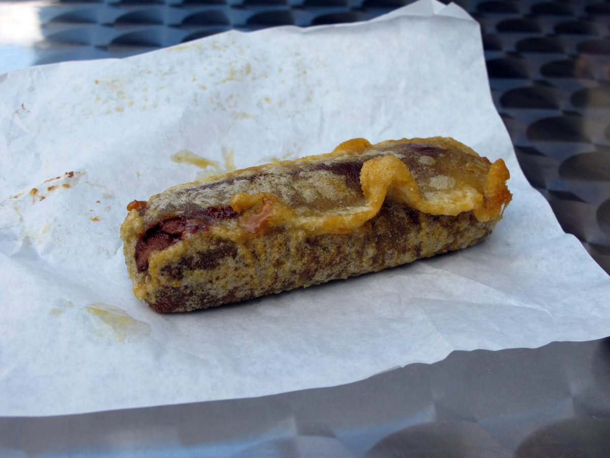 Around the city, Deep fried Mars Bar