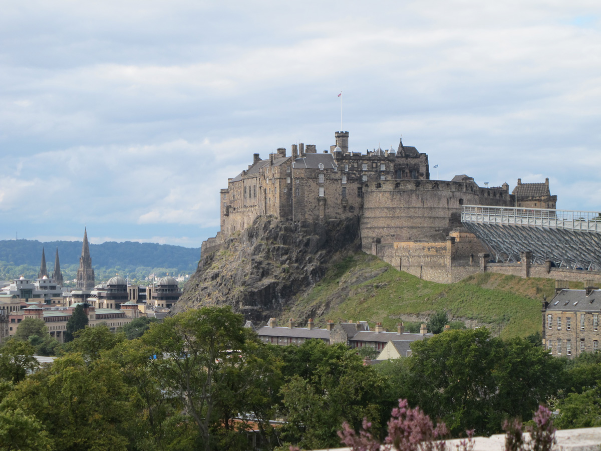 Edinburgh Castle, Castle from National Museum