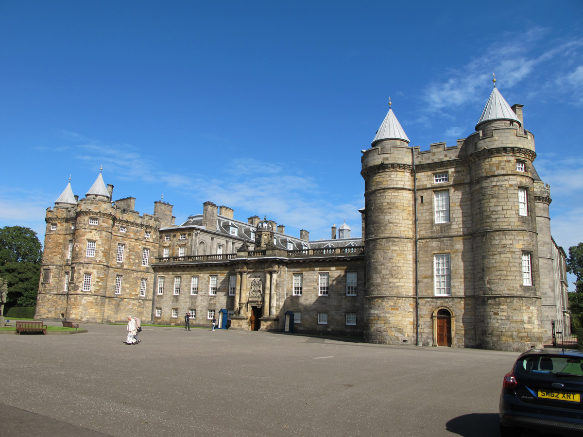 Holyrood Palace, Holyrood Palace, rear.