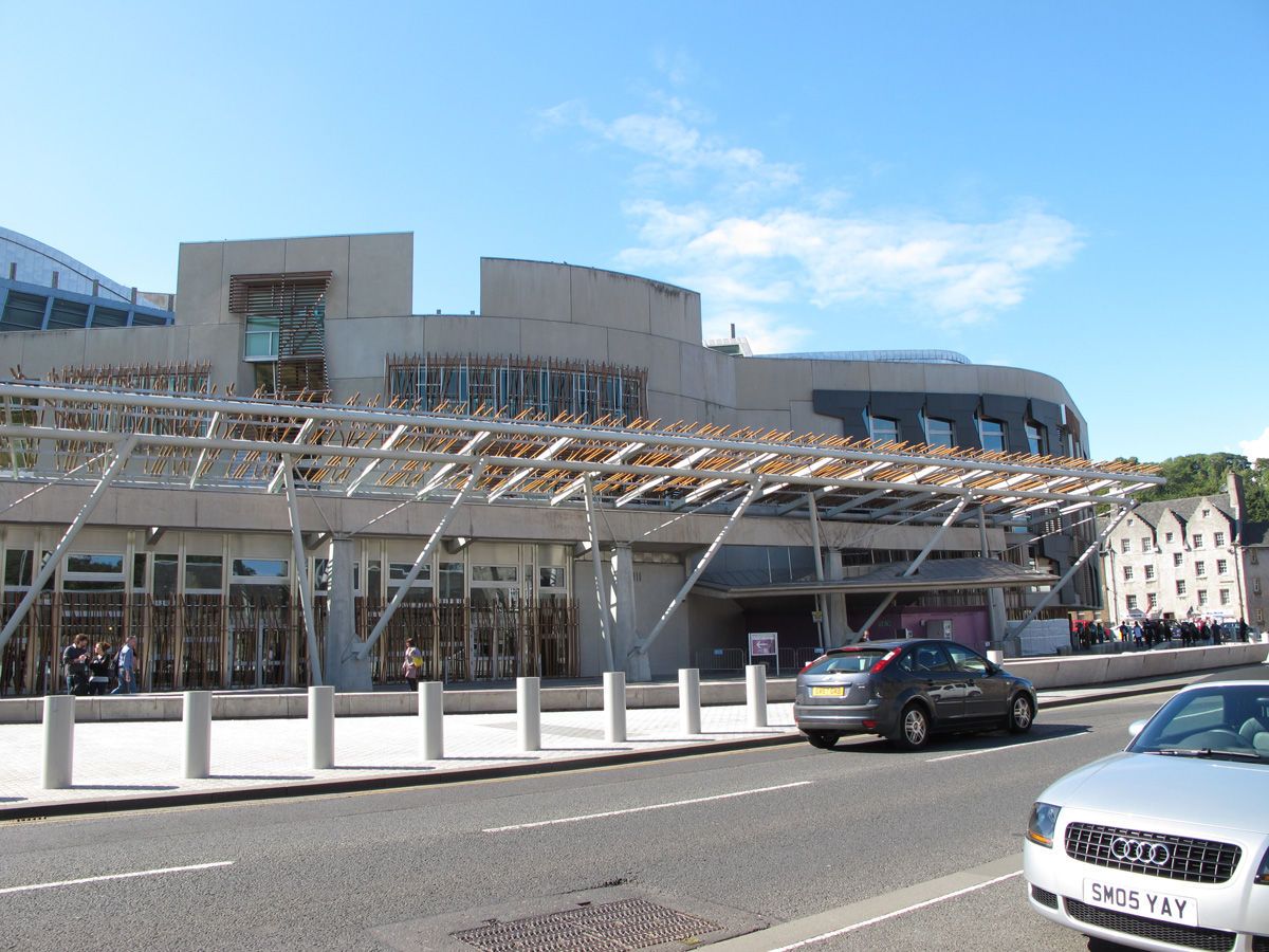 Around the city, Scottish Parliament