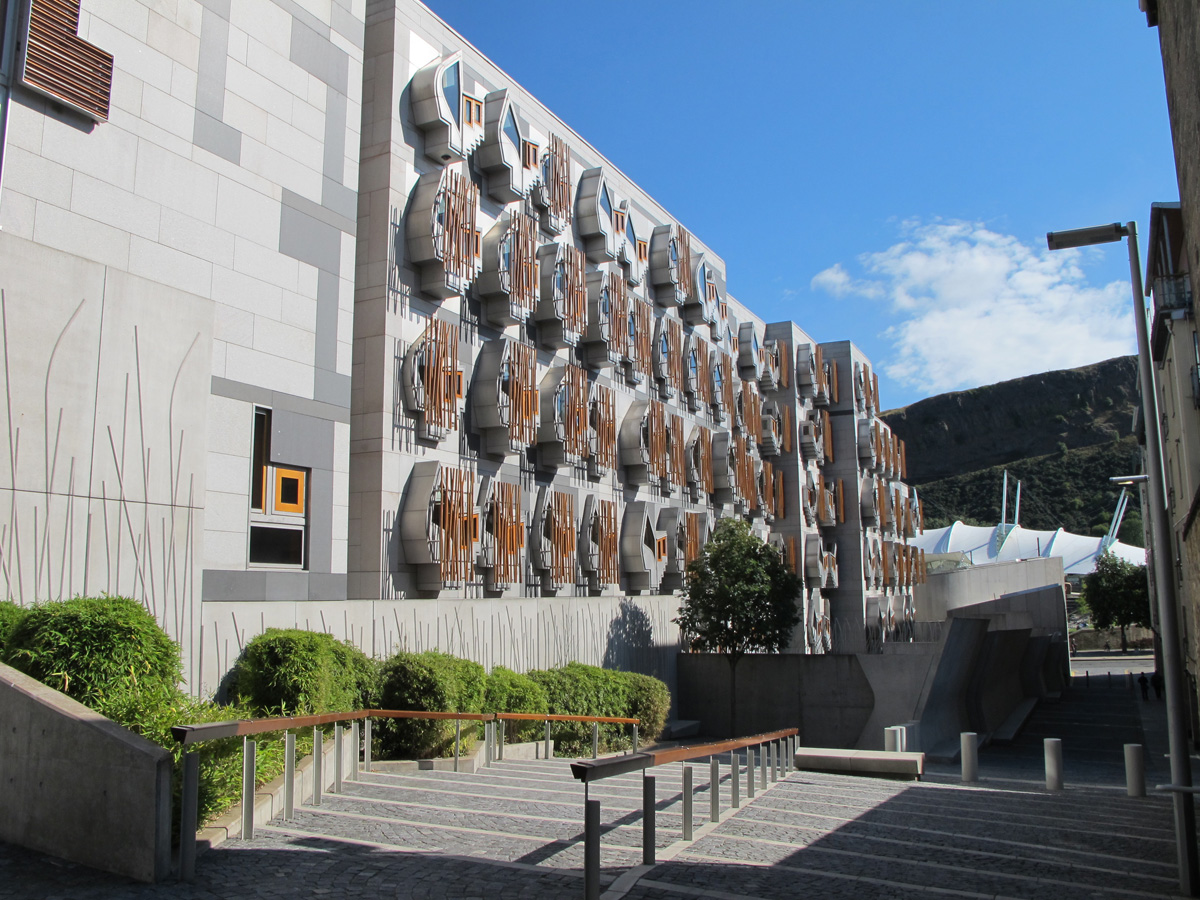 Around the city, Scottish Parliament