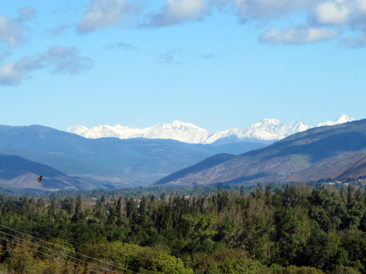 Gori, Caucasus snowcaps, 12 miles NW of Mtskheta