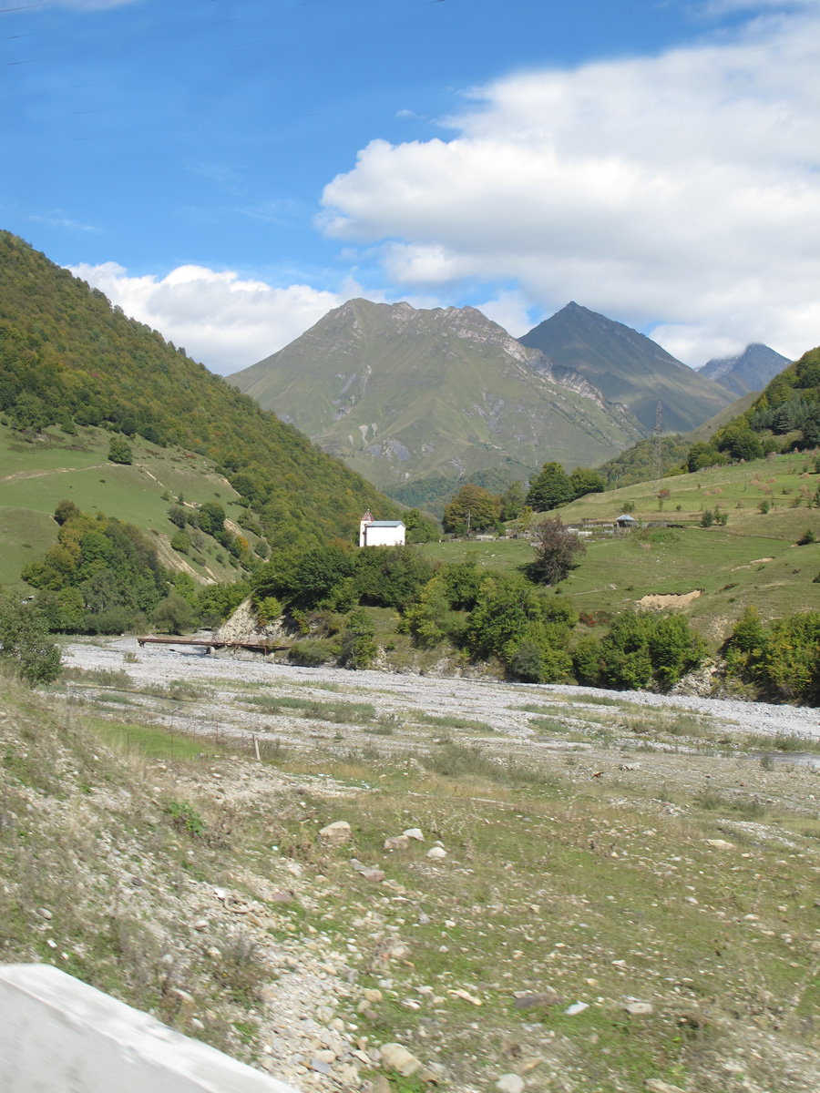 Kazbegi, 8 miles South of Jvari Pass