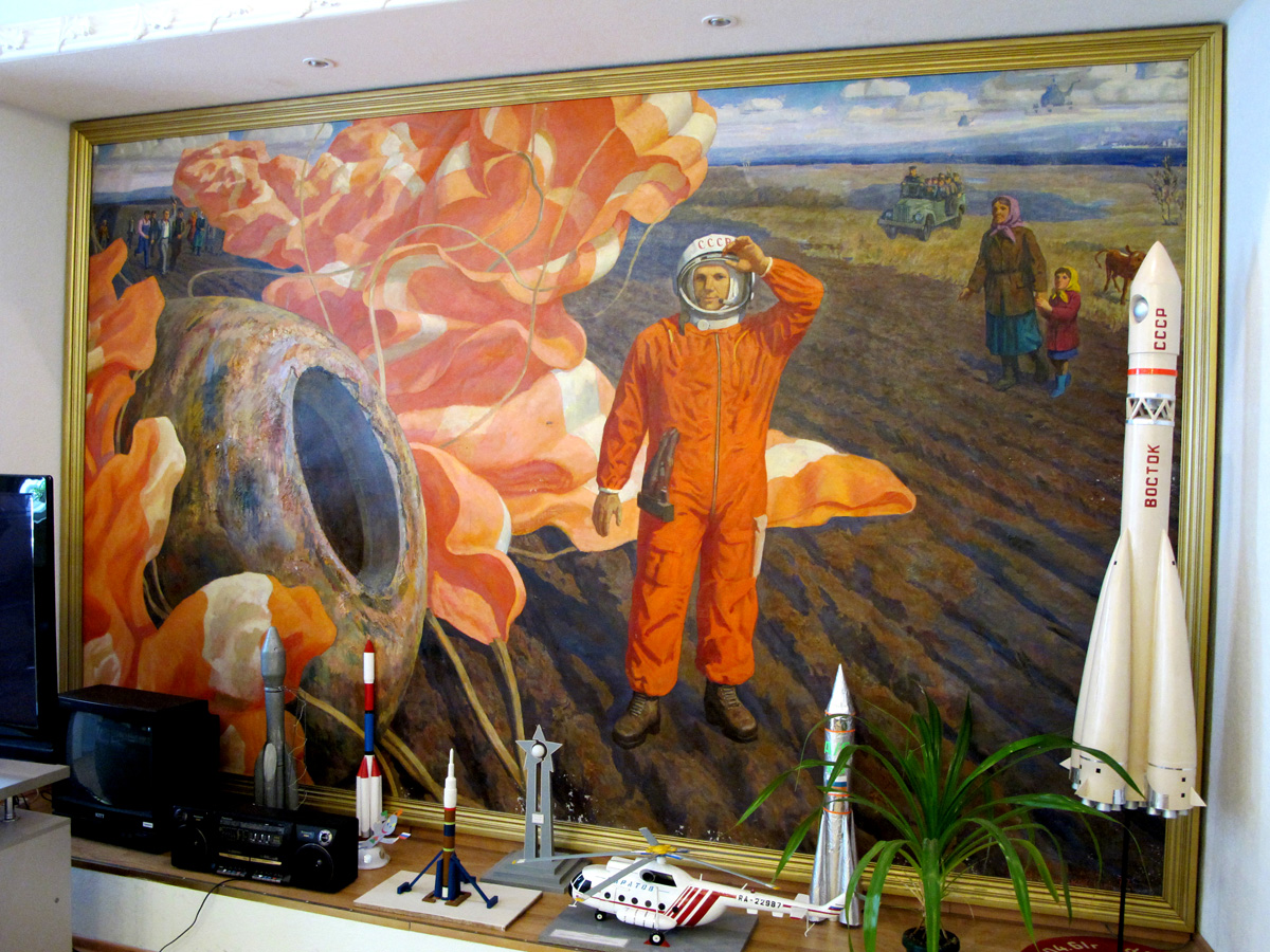 Gagarin Museum, The Holy Saint returns to Earth