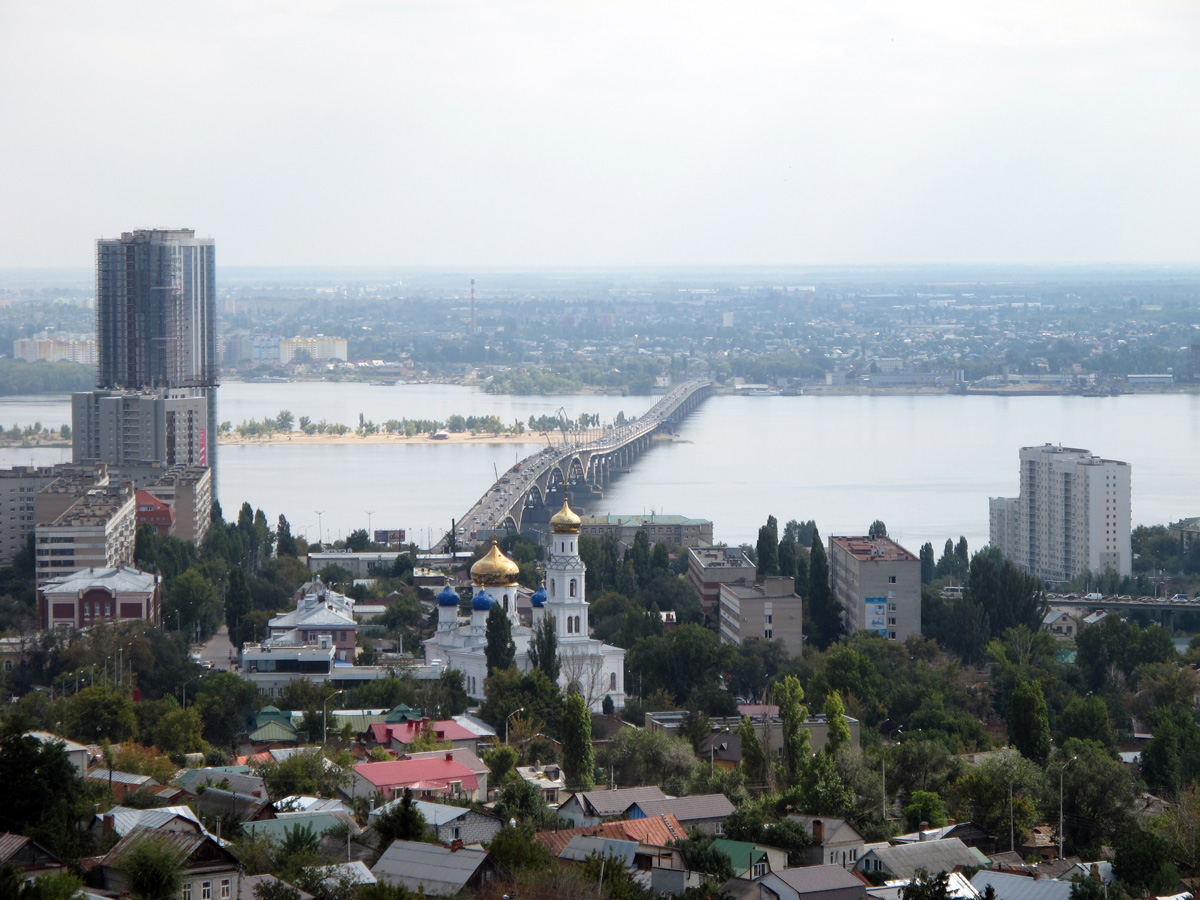 WWII Memorial Hill, View to the Volga