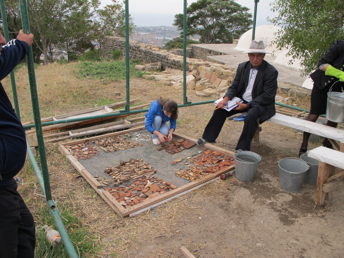 Naryn-Kala Fortress, Archaeological dig
