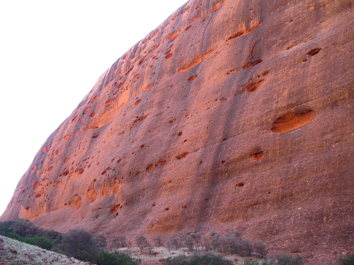 The Olgas, Olgas: Canyon wall