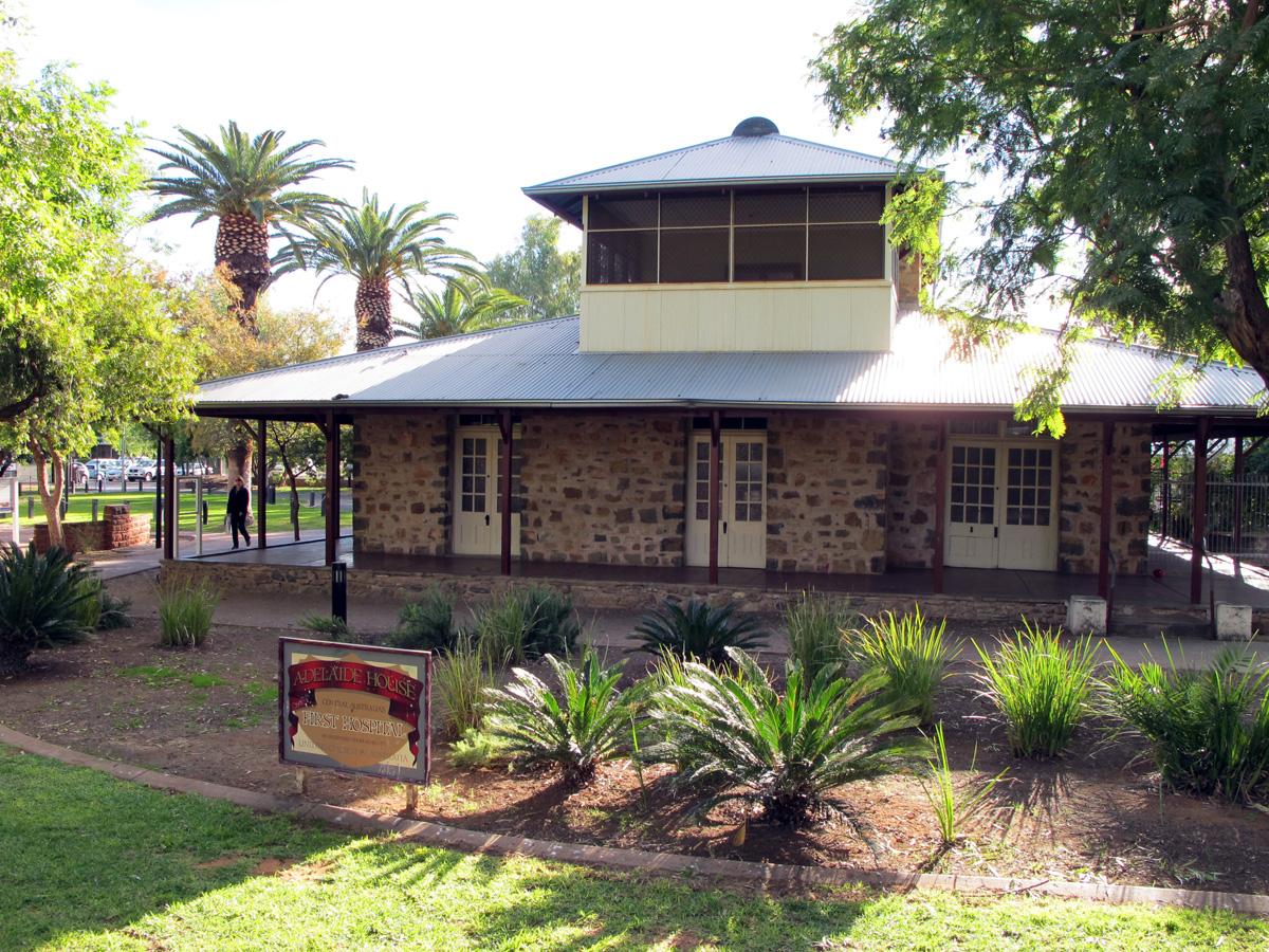 Alice Springs, Adelaide House: early hospital