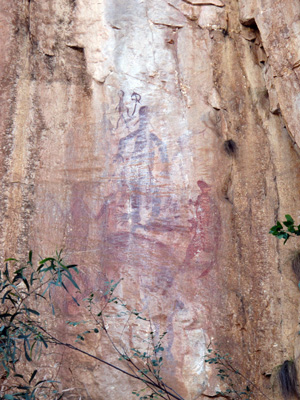 Aboriginal Art Nitmiluk National Park, Ghan, 2013 Australia (North-South)